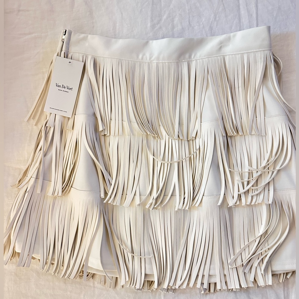NWT Fringe skirt